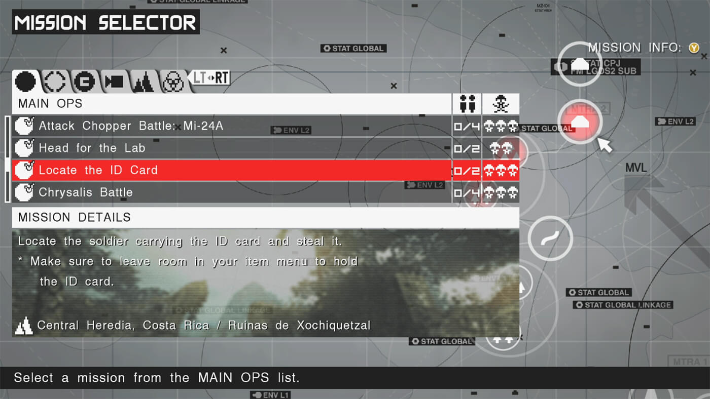 Metal-Gear-Solid-Peace-Walker-mission-selection