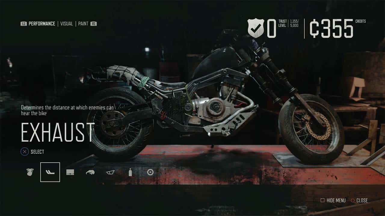 PlayStation en X: Gearheads of Days Gone – what's your favorite upgrade  for Deacon's bike?  / X