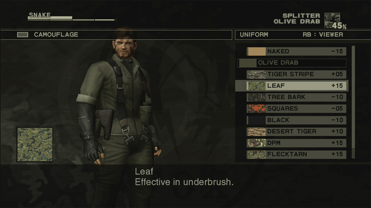 Metal-Gear-Solid-3-snake-eater-camouflage-uniform