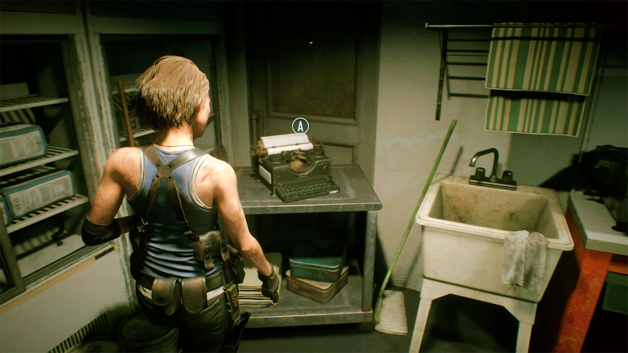 Resident-Evil-3-Remake-typewritter